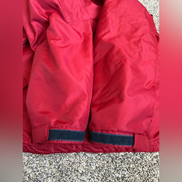 Y2K Vintage GAP men’s oversized red hooded pullover Jacket size small - Picture 10 of 15